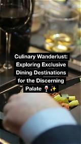 A Culinary Adventure for the Discerning Palate