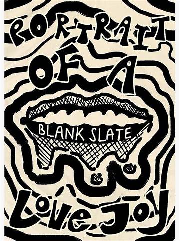 Portrait of a Blank Slate by Lovejoy from Uk